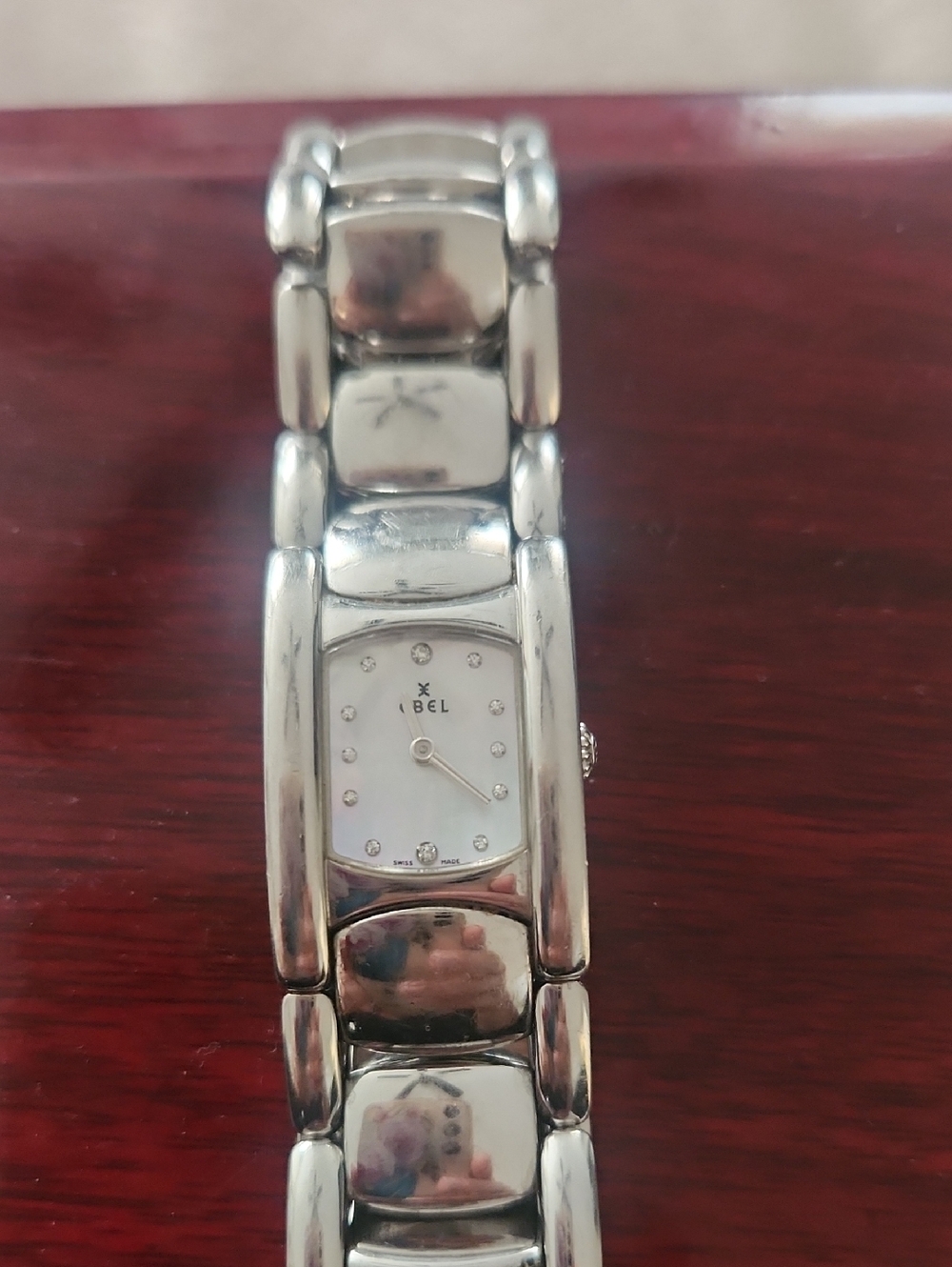 Ebel Silver-Tone Women's Bracelet Watch - White Dial